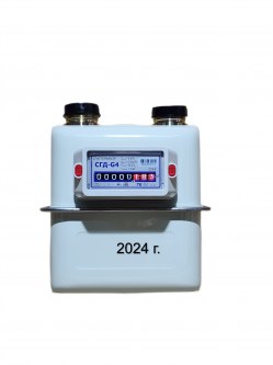 Счетчик газа СГД-G4ТК с термокорректором (вход газа левый, 110мм, резьба 1 1/4") г. Орёл 2024 год выпуска Волжск